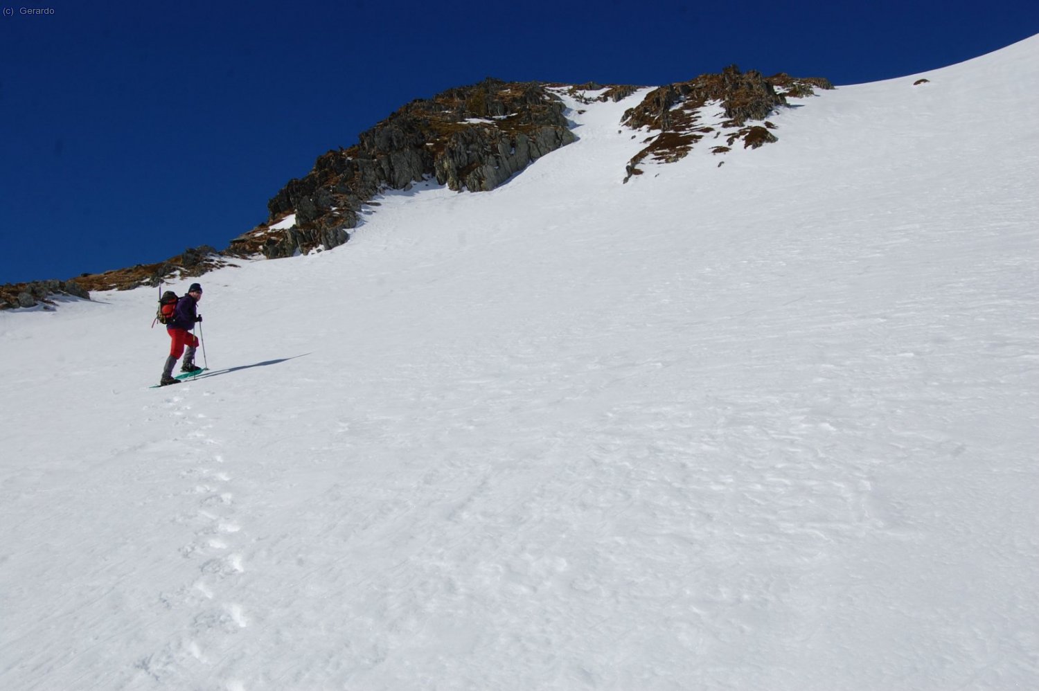 ...hasta el punto de olvidarnos del collado que nos ha de dejar en un laguito, el estany de Coma d