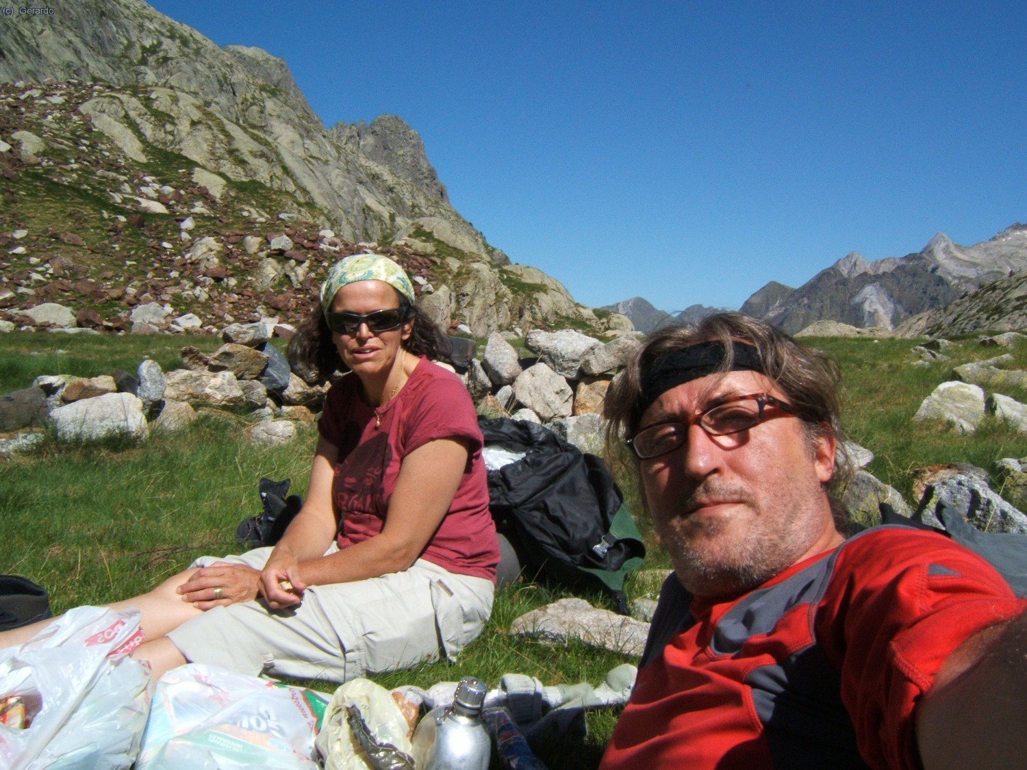 Mati y yo.