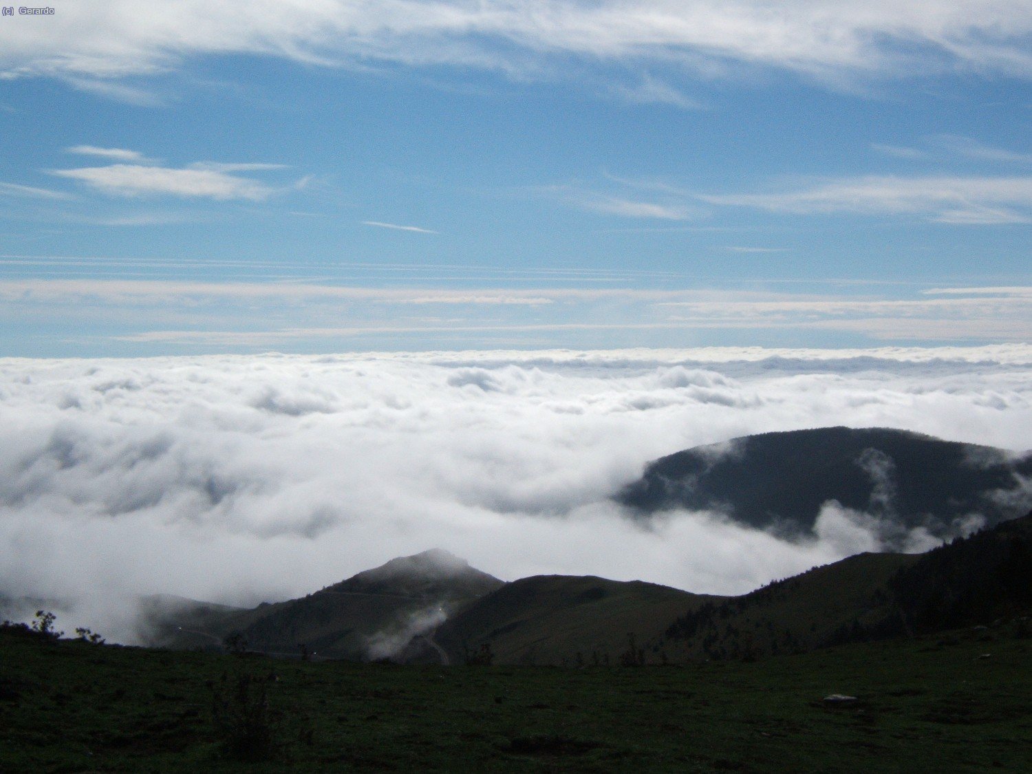 Cap al sud des de la Collada Fonda.