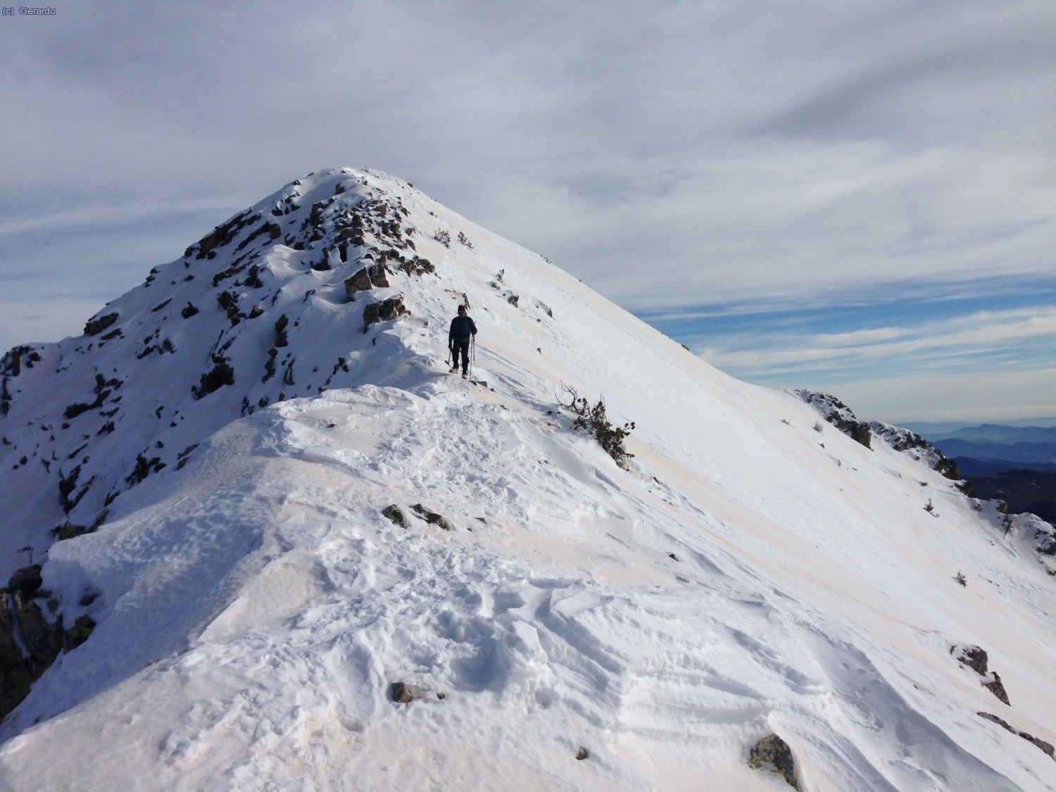 All&iacute; estoy bajando del Petit.