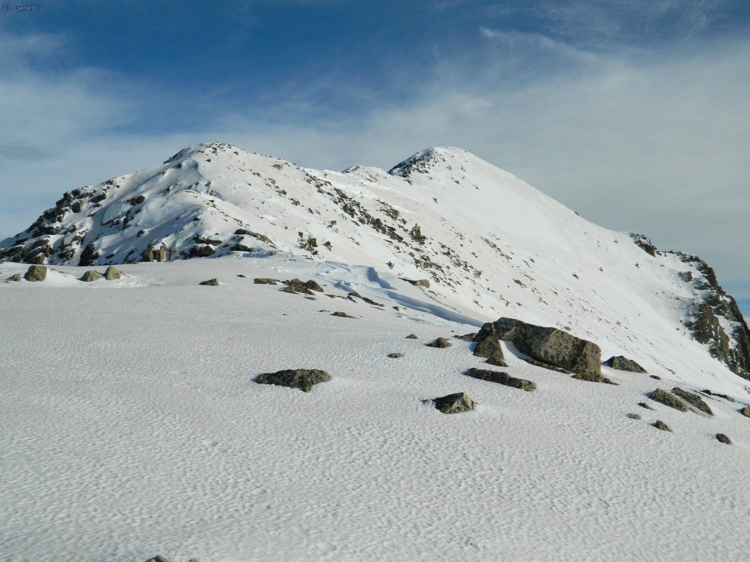 Mirando hacia el Petit, de donde venimos.