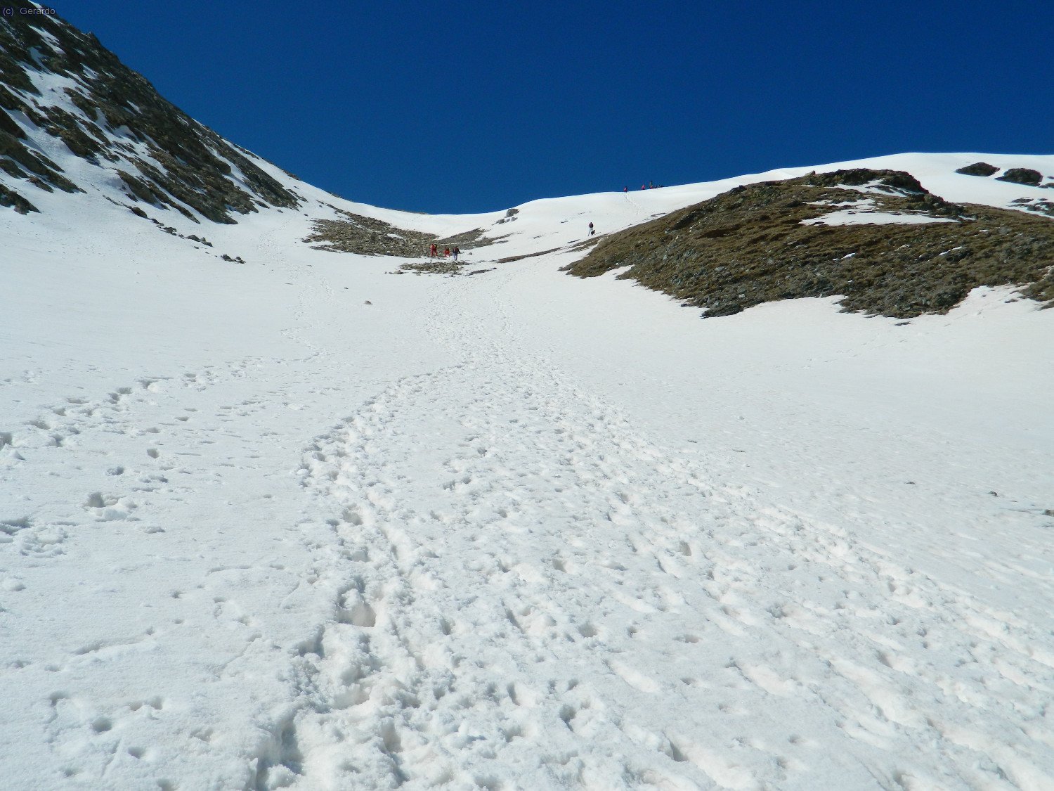 Sota el Coll de la Marrana.