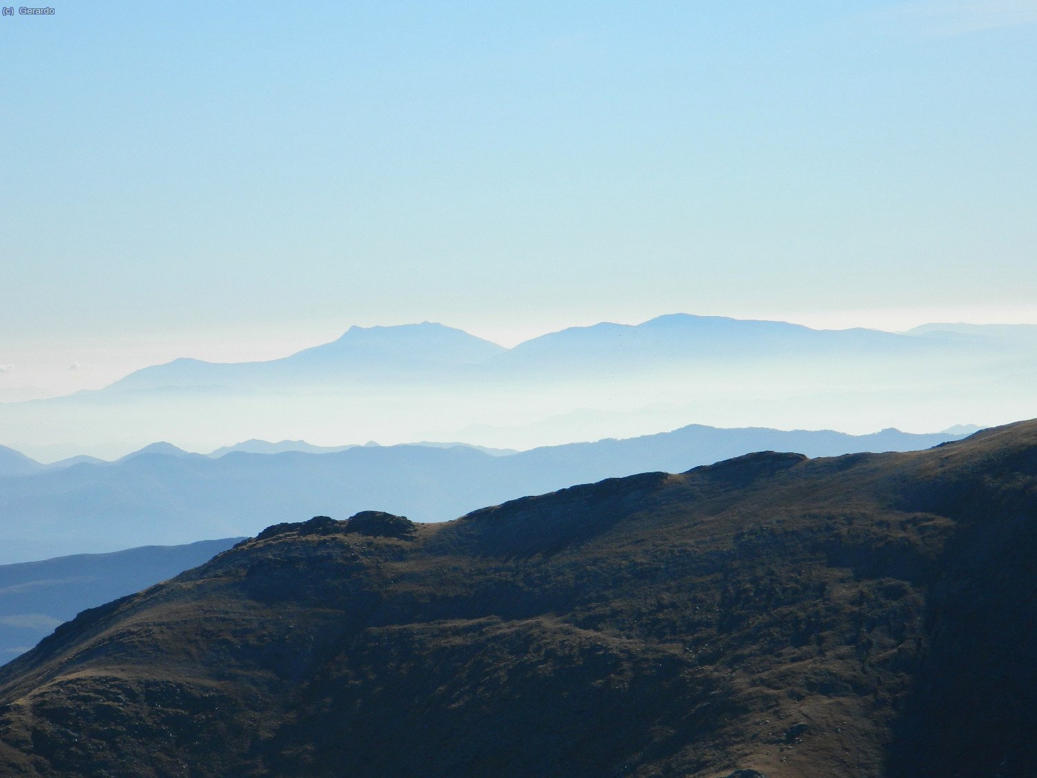 Detall cap a Montseny-Matagalls, a ple sud.