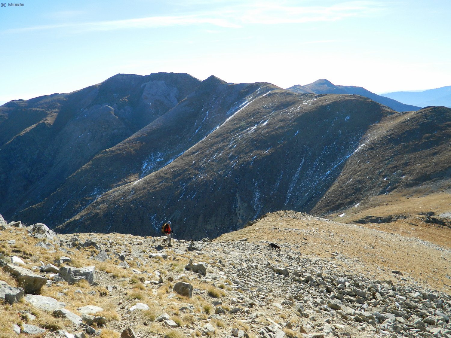 A sobre del Coll de l