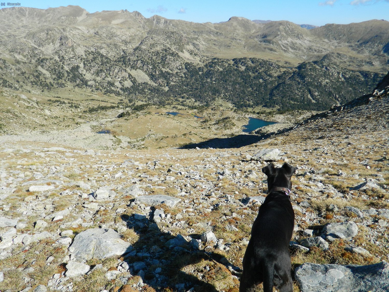 Des del coll cap al nord.