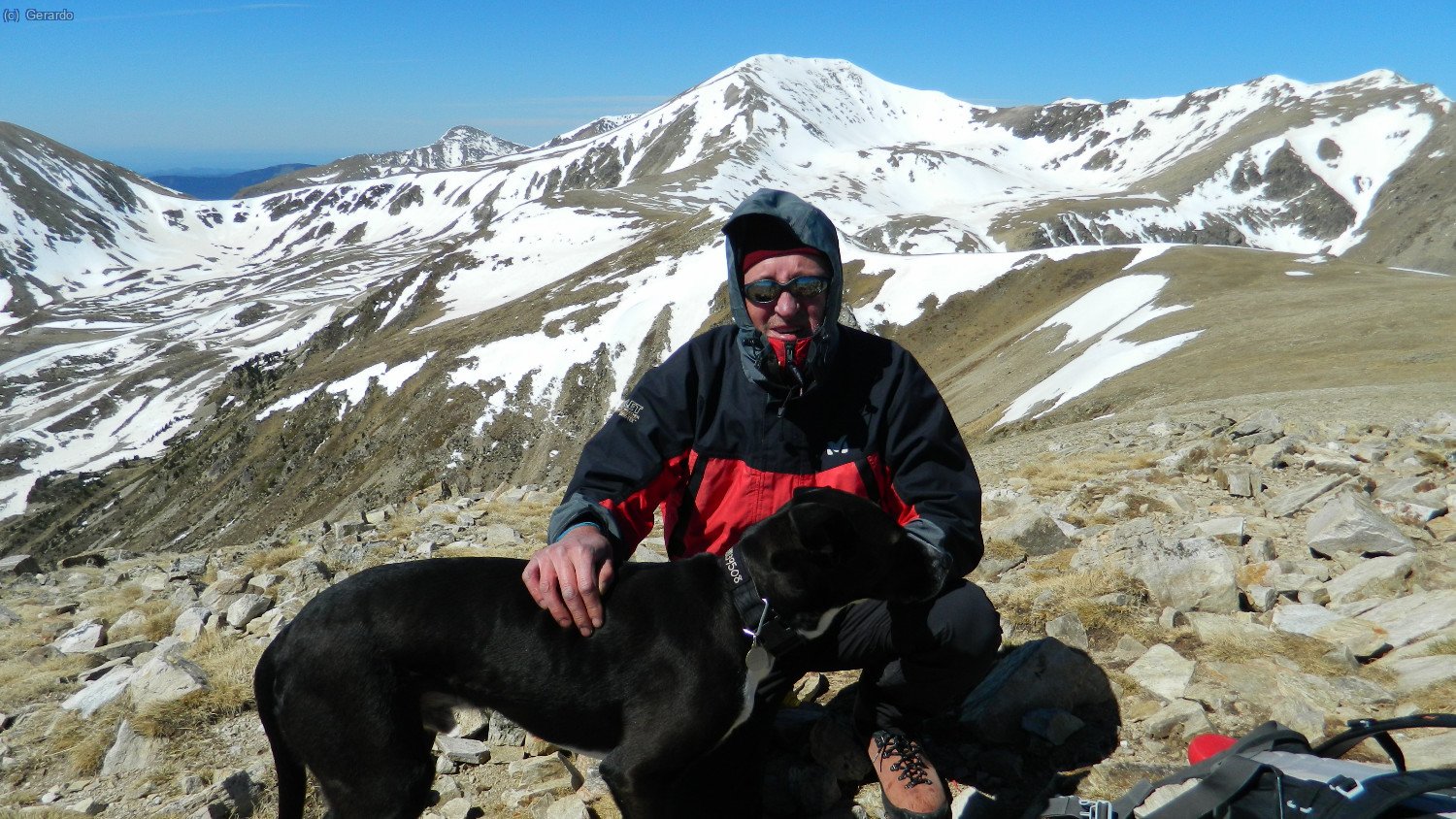 Mayo. Pic de La Dona, con Otto.