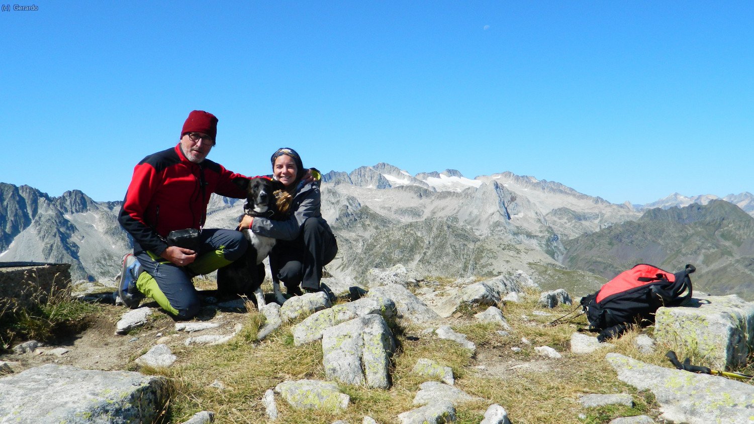 Agosto. Tuc deth Port de Vielha, con &Aacute;lex y Otto.