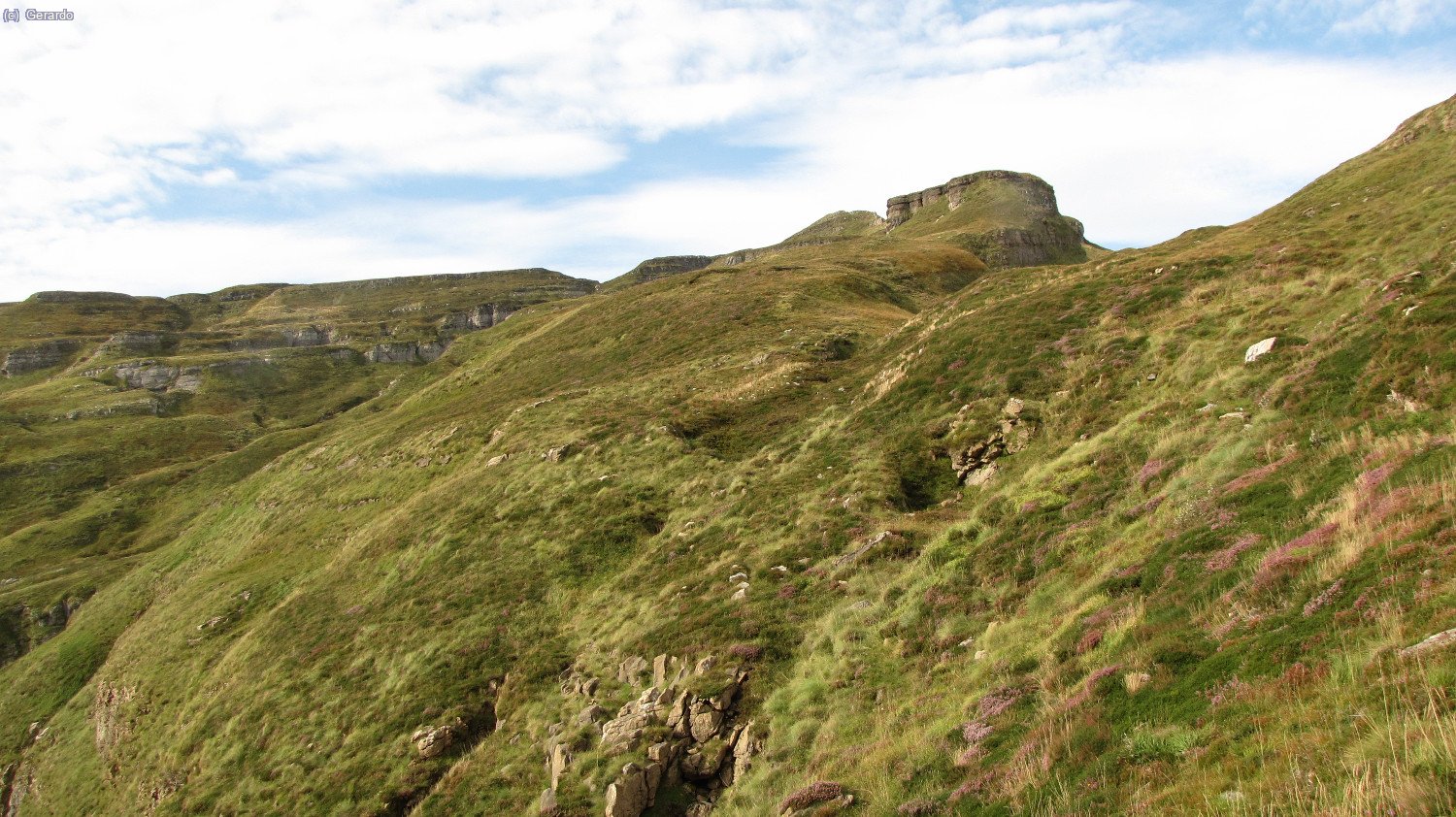 Llegando al Alto La Piluca.