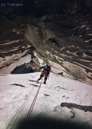 Rapelando el hombro de bajada