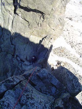 Julito a punto de empezar el tercer paso de IV