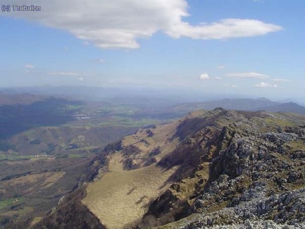 Las hermosas vistas hacia Navarra