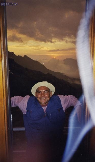 Posta de sol des del refugi de Baiau