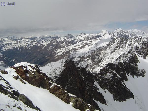 Vista de Pica Estats, Sotllo, Baborte...