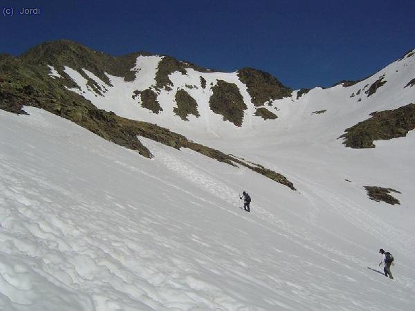 Subiendo al coll Colomer
