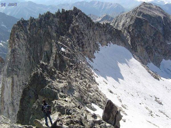 Cresta Margalida y Russell desde el Tempestades