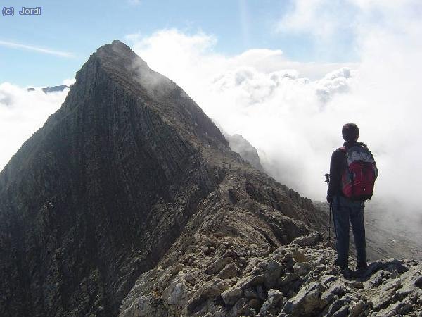 Empezamos la cresta hacia el Gran Astazu