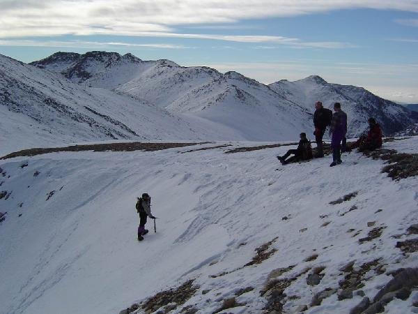 Lai llegando arriba de la canalilla