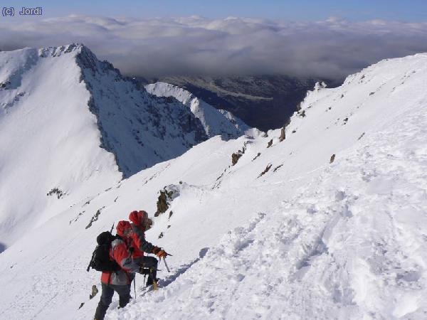 De bajada, Josep y Silvia