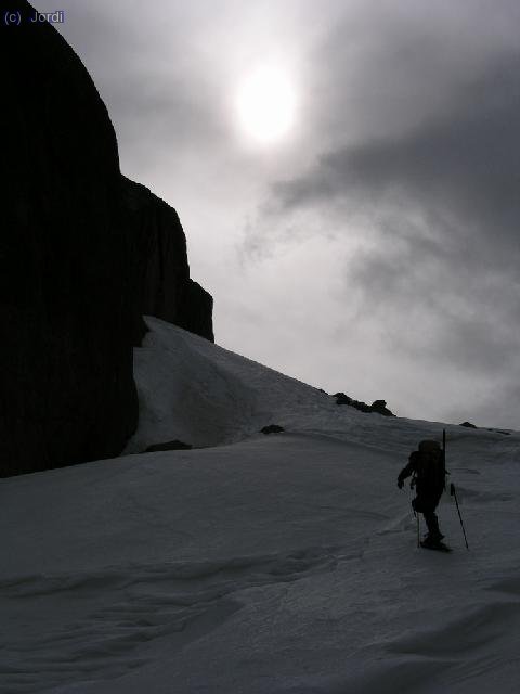 Collado que da acceso al ibon