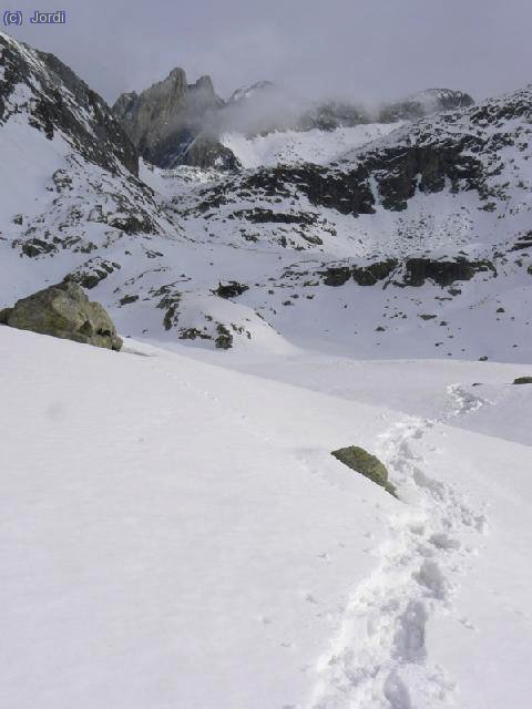 La Forcanada vista desde las proximidades de Aigualluts