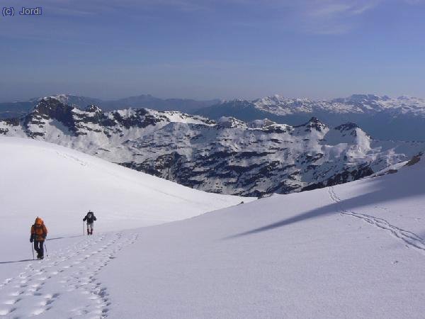Recorriendo el glaciar