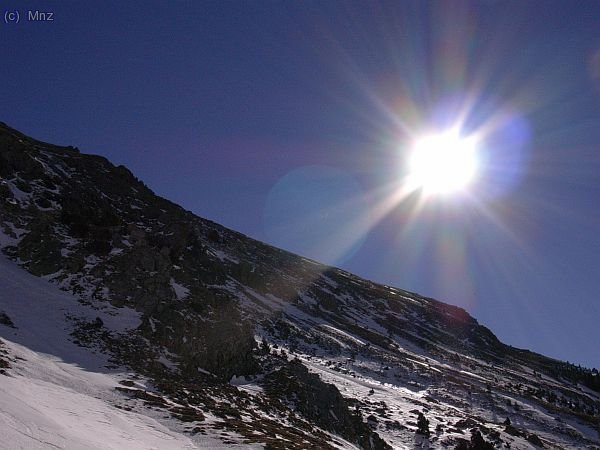 Sol intenso