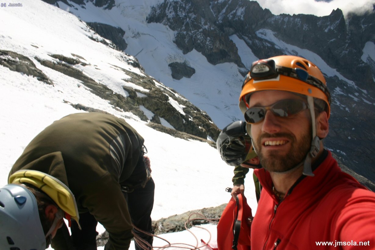 Arrivant al "Glacier Carr&eacute;"