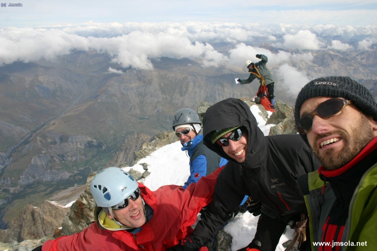 Al cim del "Grand Pic de la Meije"... a 3982m