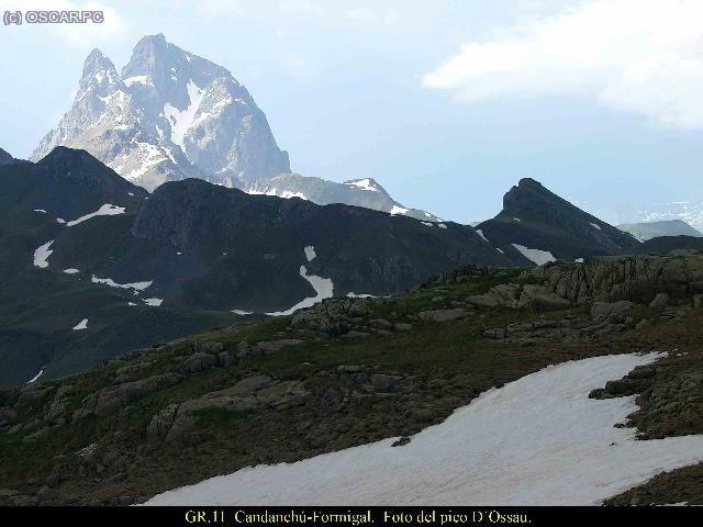 Vista del pico D&acute;Ossau.