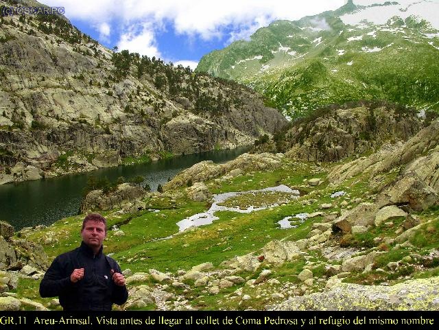 &Aacute;reu-Arinsal. Vista antes de llegar al collet de Coma Pedrosa y al refugio del mismo nombre.