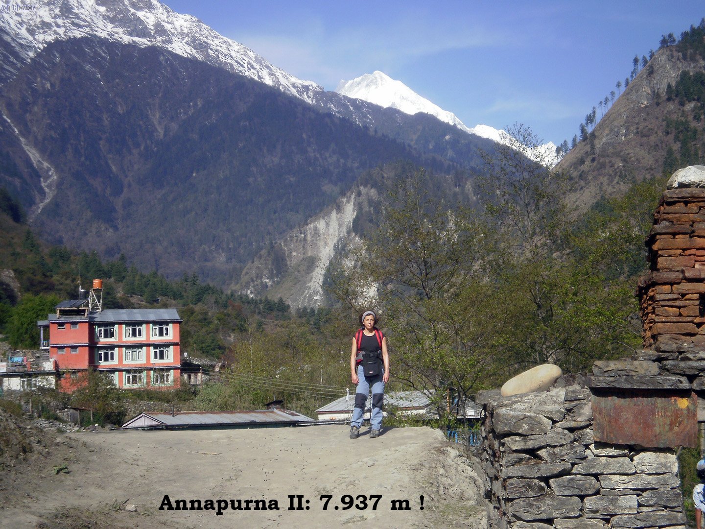 El 4º día de andar, empieza el festival de los Annapurnas