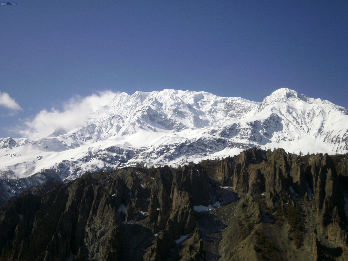 Annapurna III: 7.555 m.