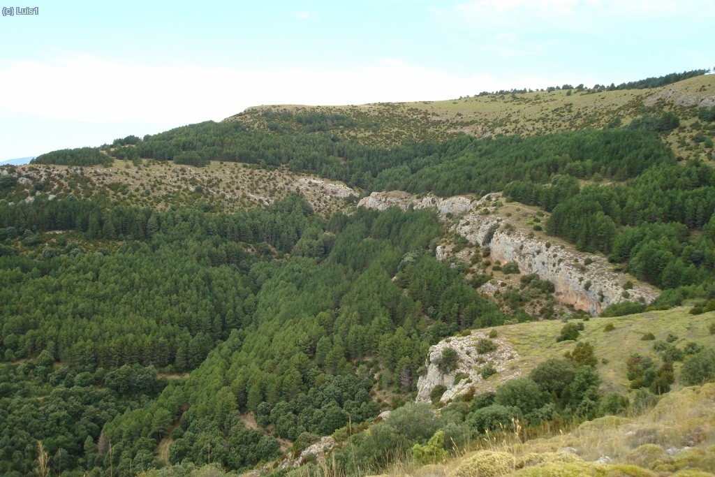 Vista desde el Mesón de la faja de acceso al Castillo de Los Santos.