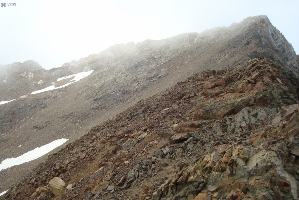 Lo que nos queda de cresta al Algas Norte.