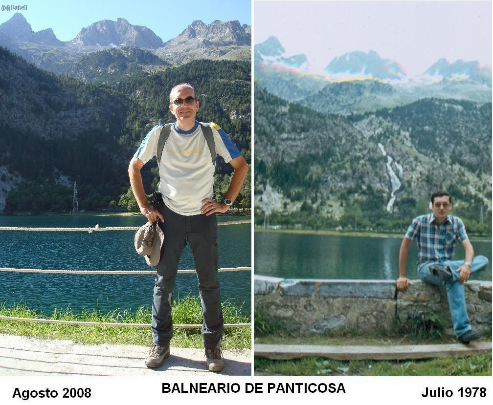 En el mismo lugar con 30 a&ntilde;os de diferencia 1978/2008