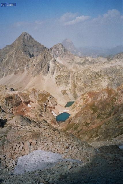 Pico Arriel y Ibones desde el Abrigo Michaud