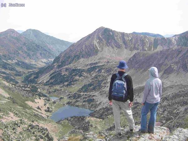 Ana y zodiaco viendo Carança a vista de pájaro