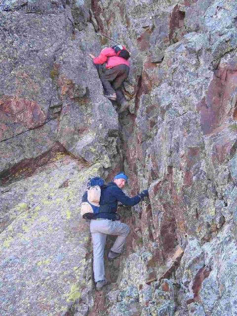 Narhinan y Alicuecano en la trepada al Verdaguer
