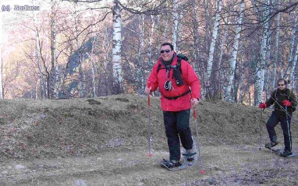 Amunt demostrando que sabe leer las condiciones del terreno... jejeje ( va raqueteando )