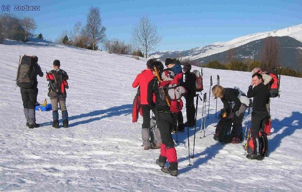 el grupillo subiendo al Taga