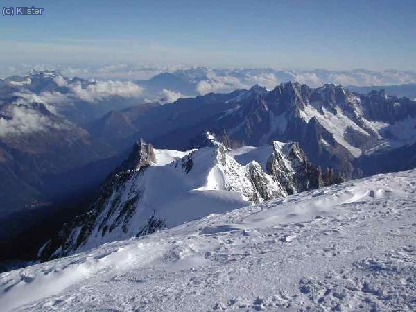 Agulla de Midi des d´el cim