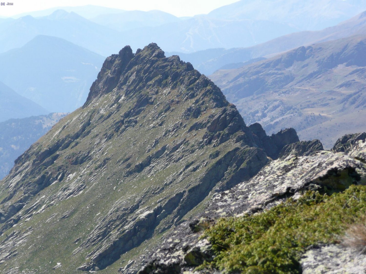 La cresta de Juclar, una part d’ella l’hem fet avui.