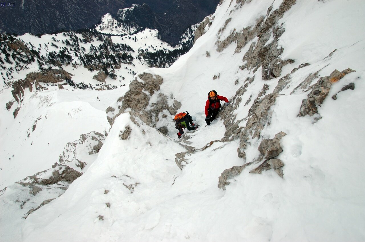 L’&uacute;ltim tram, al fons la collada del Verdet