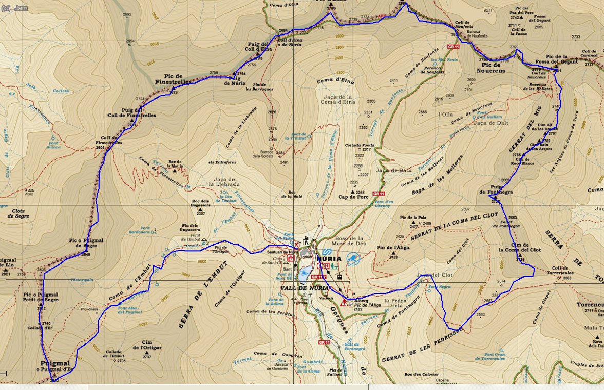 Track de la sortida.