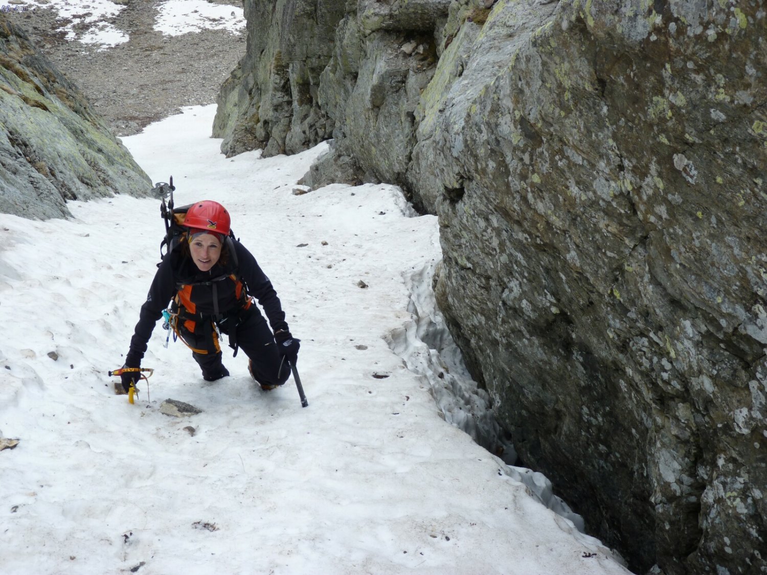 El primer tros es una mica tou.