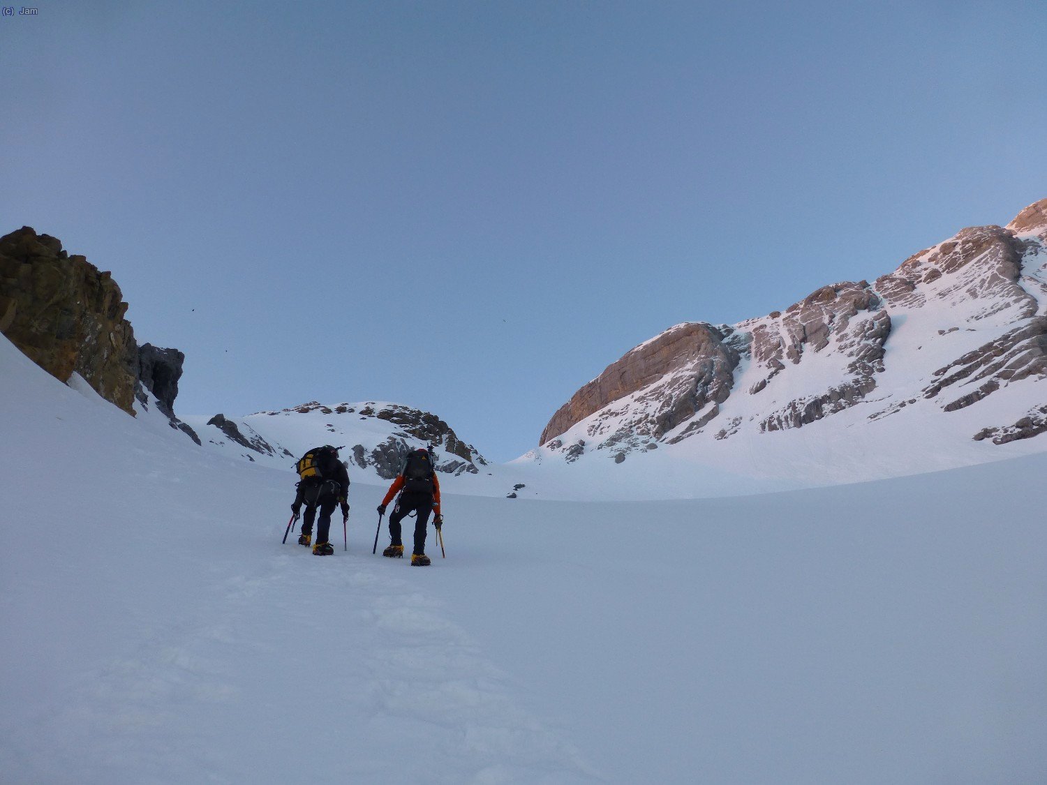 Glasera cap amunt, al fons La Espalda Esparets.
