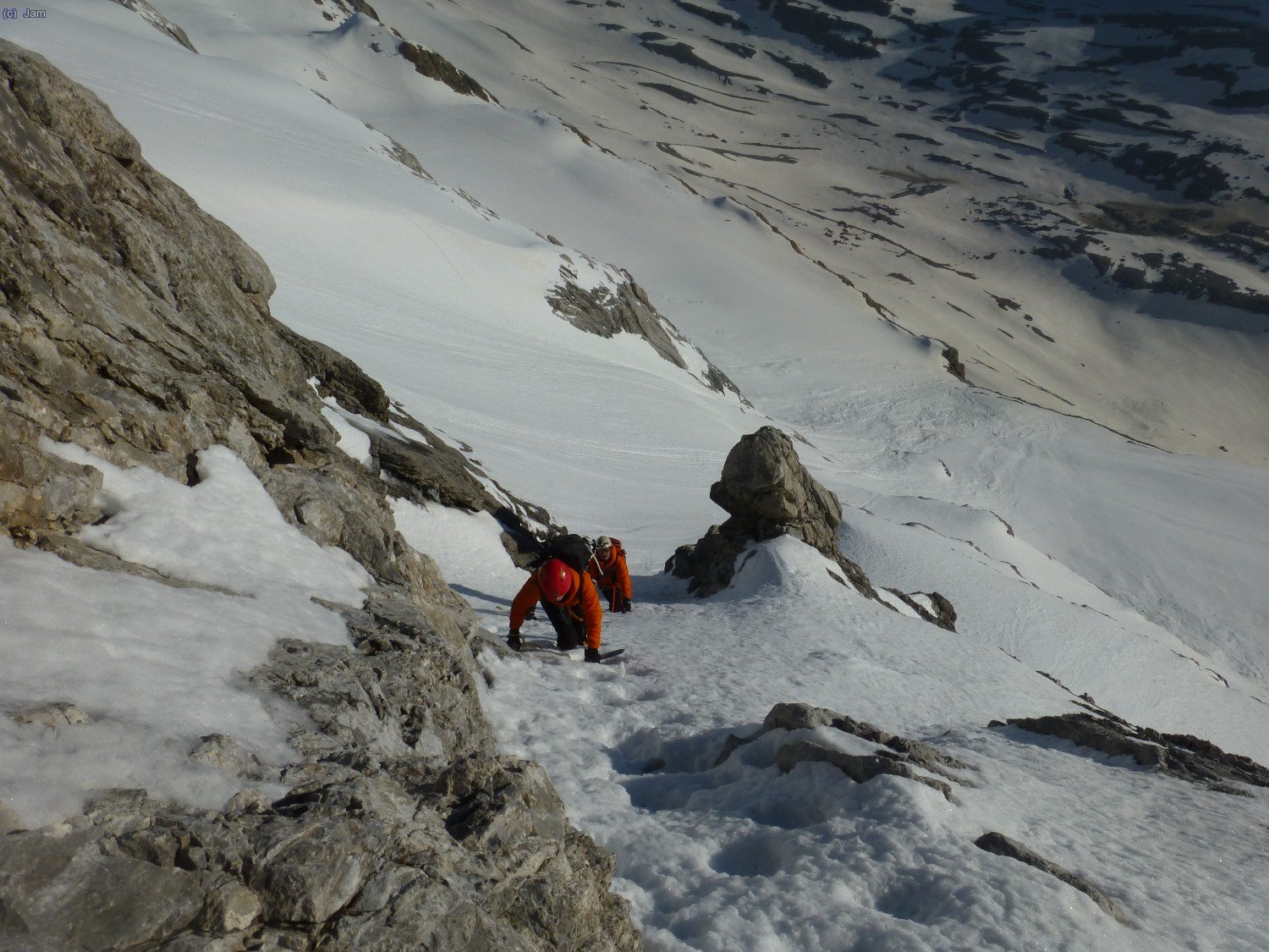 Els resalts son encara coberts de neu, pero aixo no durara gaire.