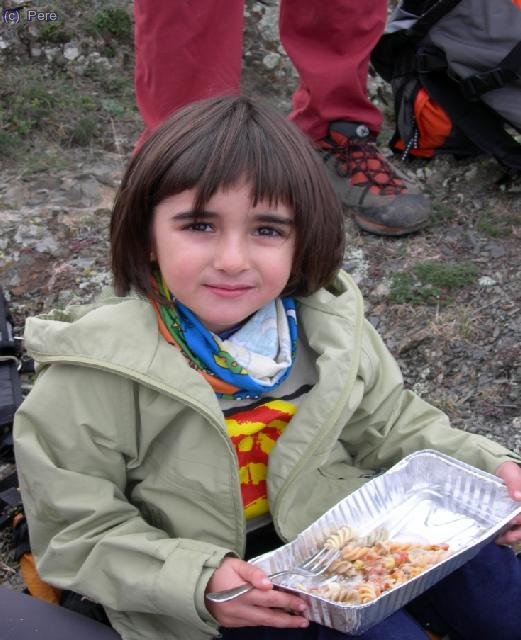 L´Ondina i el plat d´espirals (que li va prepara l´àvia.. perquè, el seu papa, segur que no!)