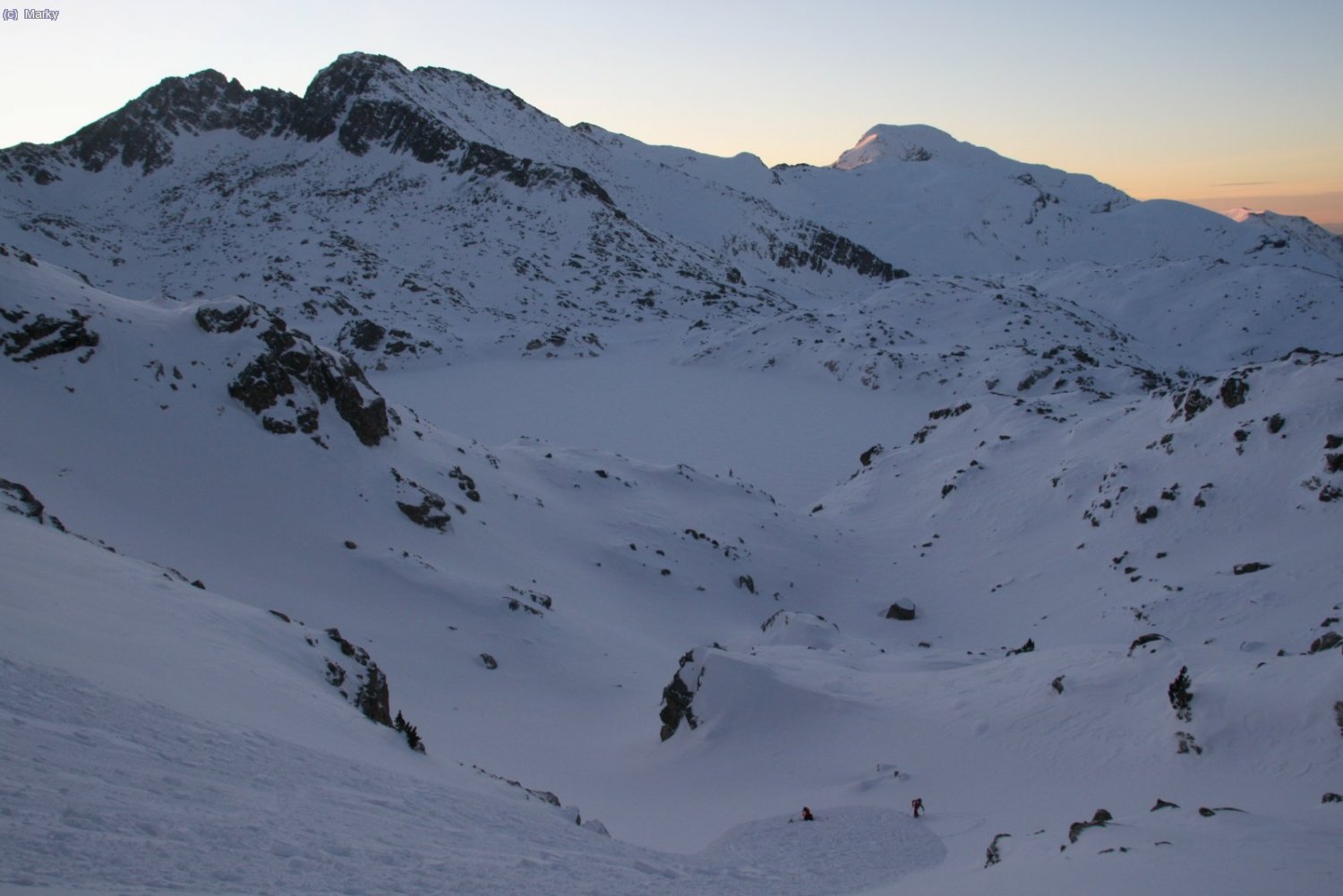 Una vista general...... que peque&ntilde;os e insignificantes que somos a qui arriba!!!!
