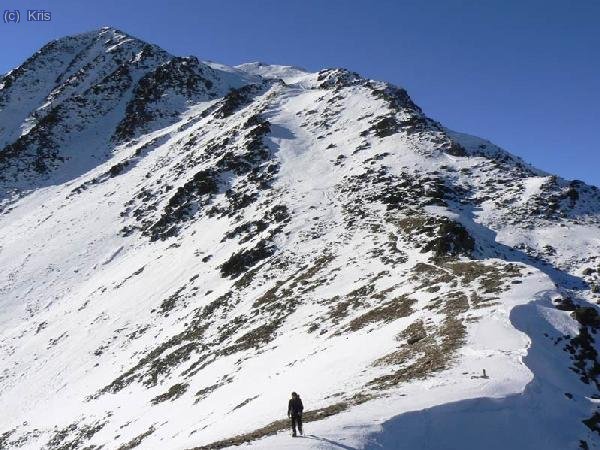 La bajada del Pic de l´Estanyó al Cabaneta
